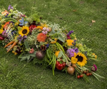 Bloemwerk moestuin Truus